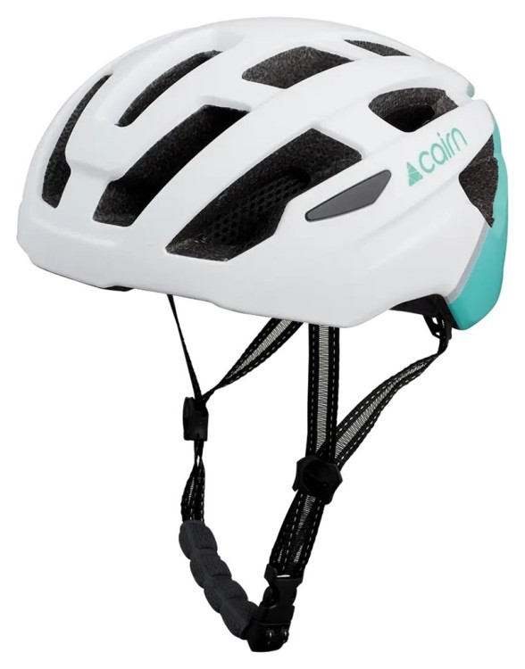 Cairn велошлем Prism II mat white-aqua 52-55, 0300280-28-52-55