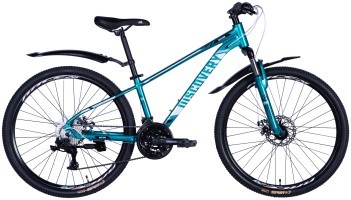 Велосипед AL 26" Discovery BASTION DD CS рама-13" бірюзовий 2025