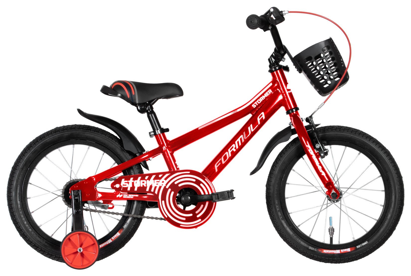 Велосипед AL 16" Formula Kid STORMER BH рама-8,5" красный 2026, OPS-FRK-16-245