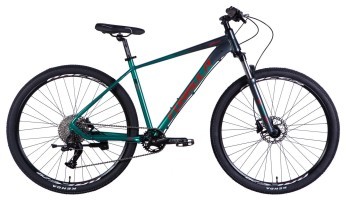 Велосипед AL 29" Formula ZEPHYR 1.0 HDD рама-19" темно-сріблястий з зеленим 2026