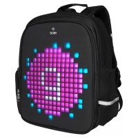 Рюкзак Sobi Pixel Kids SB9701 Black с LED экраном