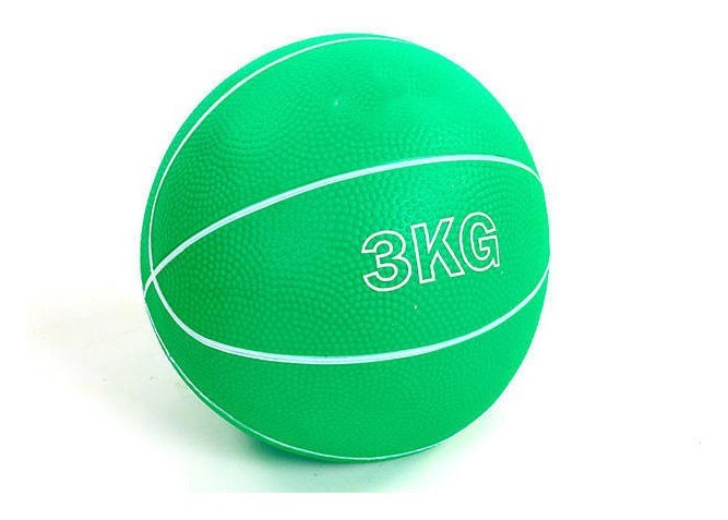 Медбол EasyFit RB 3 кг (медичний м'яч-слембол без відскоку), EFIT_EF-8407-3