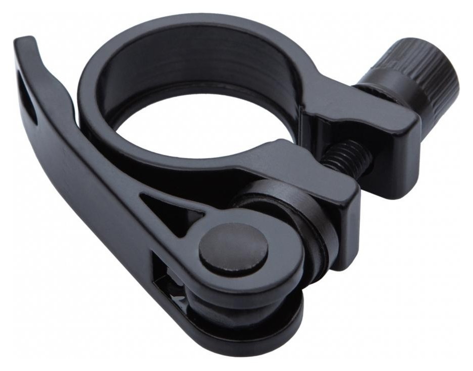 Хомут п/сед Алюмiнiй 28.6мм чорний під ексентрик, QRX-026
