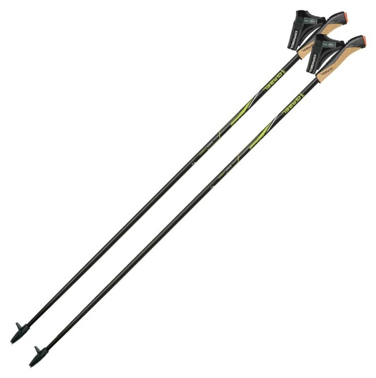 Палки для скандинавской ходьбы Gabel FX-75 Snake Carbon 105 Dual Spike, 034.0124