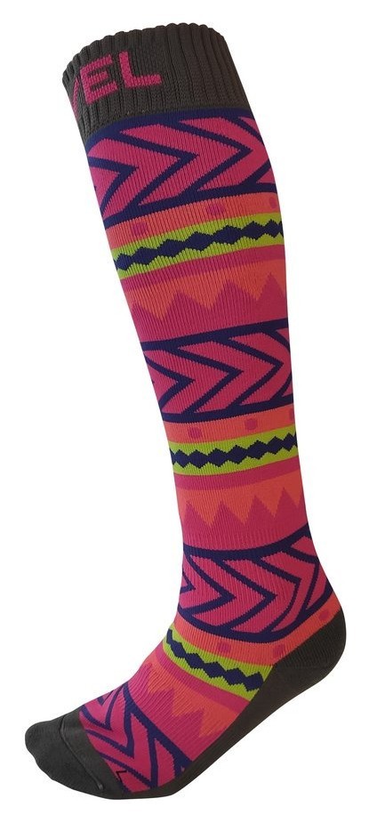 Носки сноубордические женские Level HERRINGBONE 35-38 Fuchsia (LSBS20W2D), RCH_19298