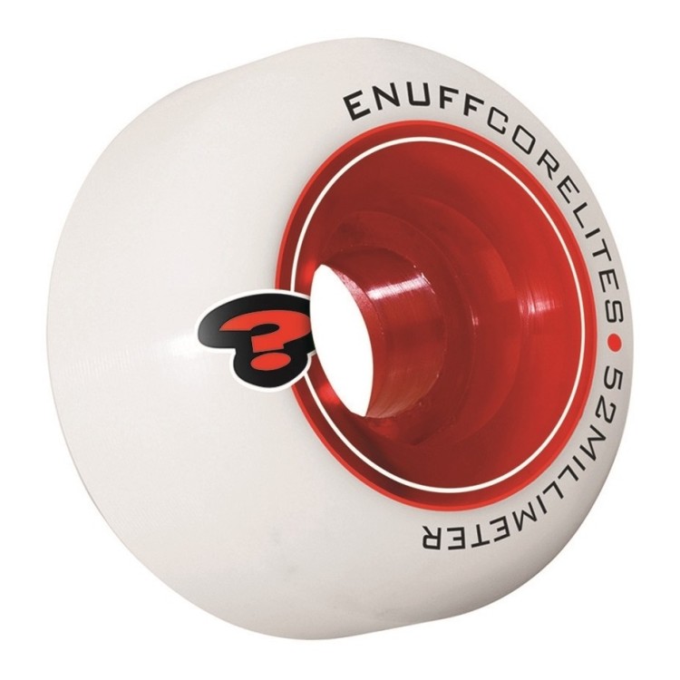 Колеса Enuff Corelites 52 mm white-red, ENU525-WR