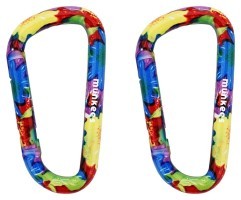 Munkees 3327 карабин Flower Colored 6 mm x 60 mm (пара) multicolor