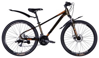 Велосипед AL 26" Discovery BASTION DD CS рама-13" коричневий 2025