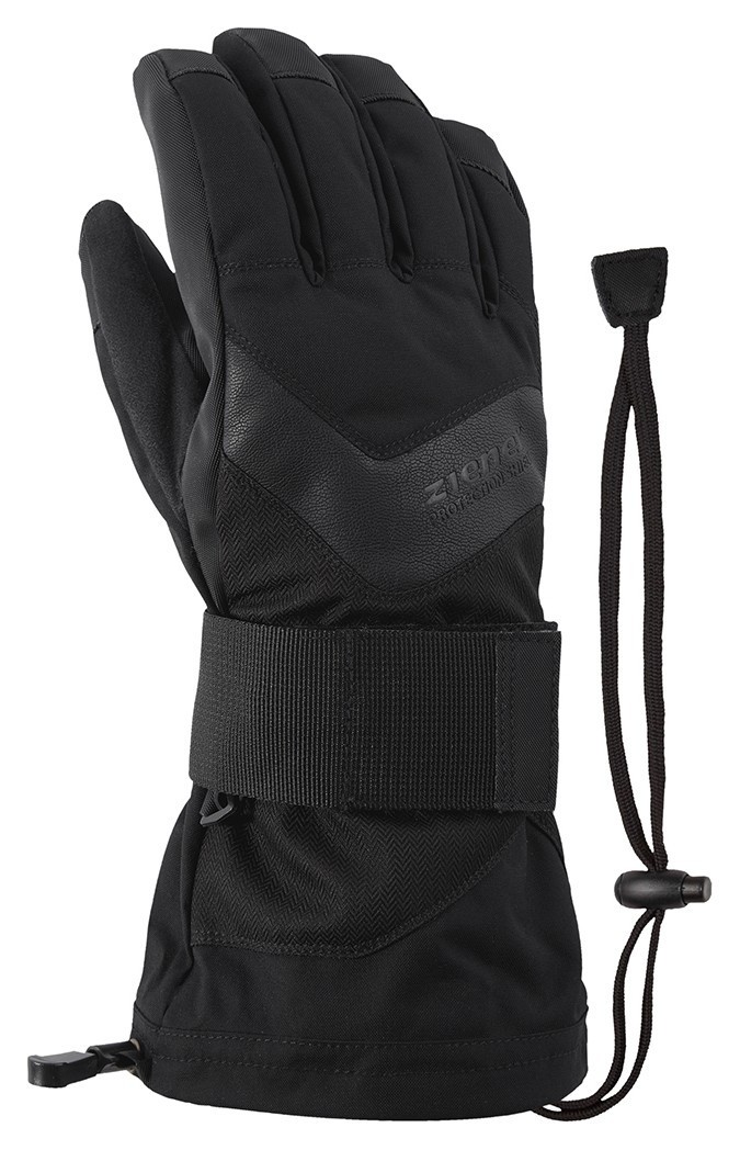 Ziener рукавички із захистом зап'ястя Milan black heringbone 10, 111055-937-10