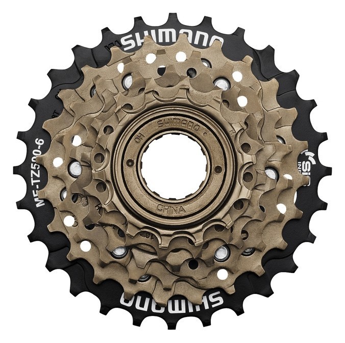 Касета для велосипеда Shimano MF-TZ500 6S 14-28T Black/brown (AMFTZ5006428), RCH_19968