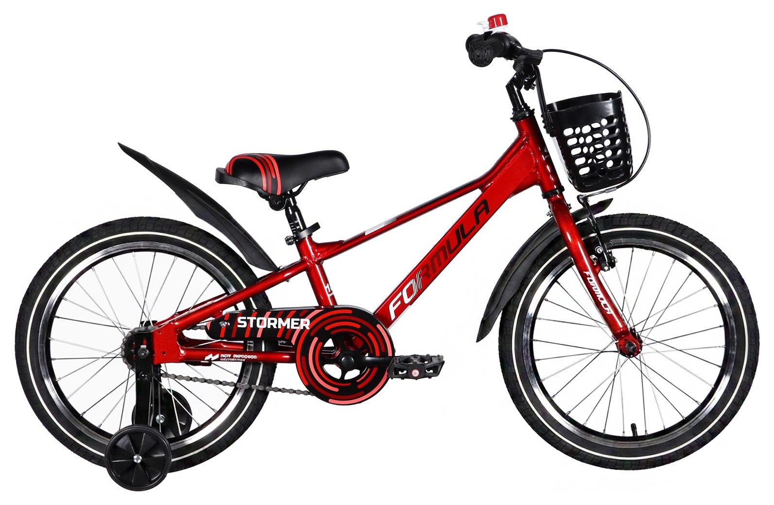 Велосипед AL 18" Formula Kid STORMER BH рама-9" красный 2026, OPS-FRK-18-177