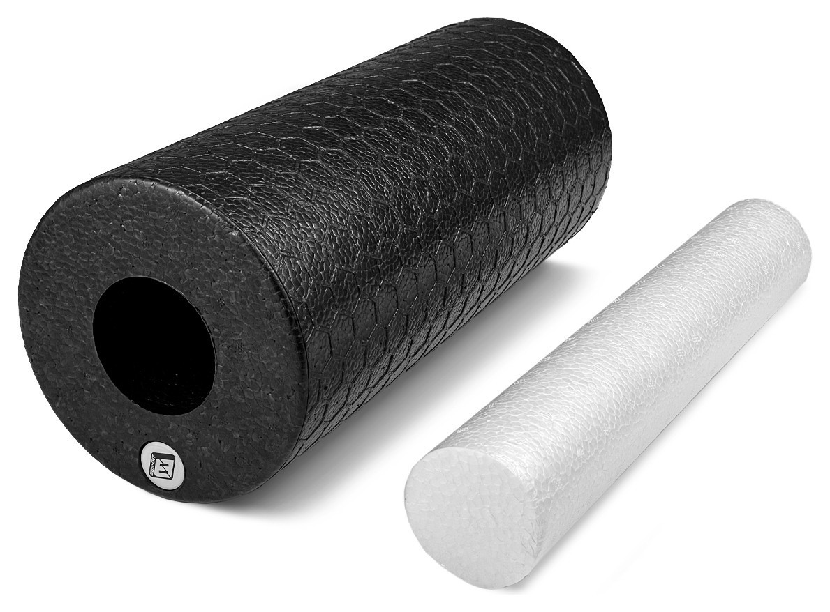 Массажный ролик EasyFit LightWeight 33х14 см с массажером для стоп 33х5 см, EFIT_EF-2035-1