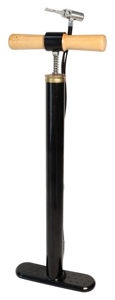 Насос напольный ручной VLT QT-019 Пластик черный с коричневым AV (Schrader), PUM-063