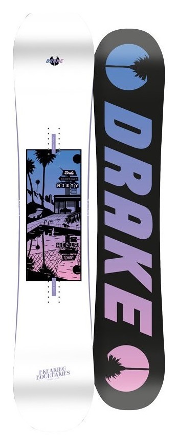 Сноуборд Drake MISTY 143 Black/white/violet (76291029), RCH_20135
