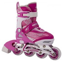 Ролики Maraton Soft S(31-34), Розовый