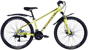 Велосипед AL 26" Discovery BASTION DD CS рама-13" жовтий 2025