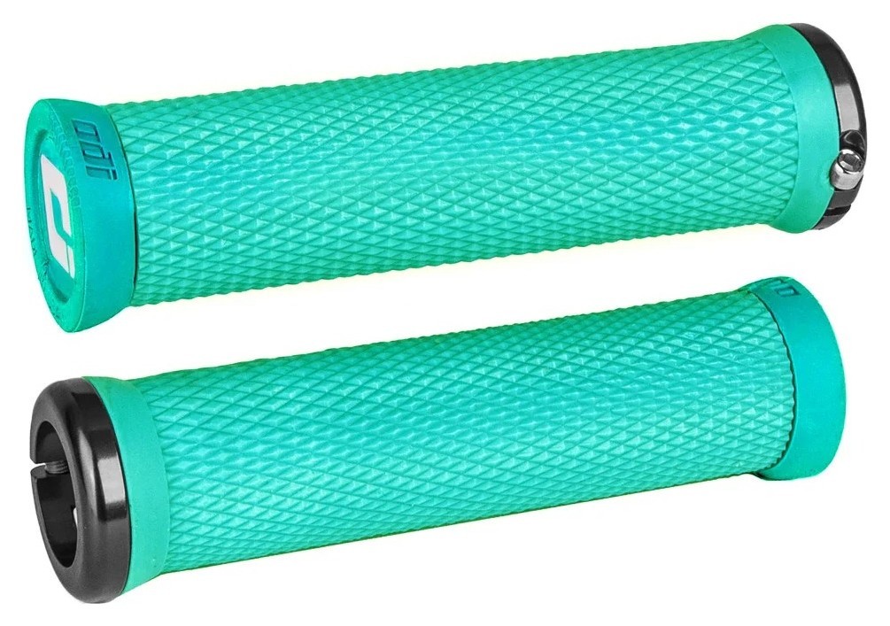 Грипси ODI Elite Motion, V2.1 Lock-On, Mint w/Black Clamp, м'ятні із чорними замками, OBOD_D33MTMN-B