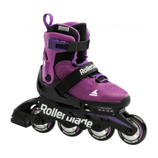 Ролики дитячі Rollerblade Microblade Black Purple 2024, 07221900-9C4-36.5-40