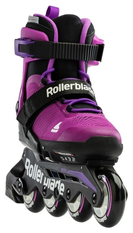 Ролики детские Rollerblade Microblade Black Purple 2023, 07221900-9C4-36.5-40