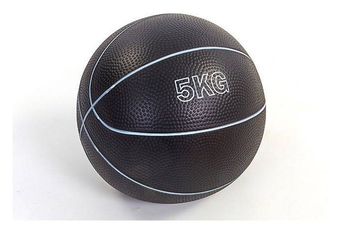 Медбол EasyFit RB 5 кг (медичний м'яч-слембол без відскоку), EFIT_EF-8407-5