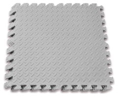 Татами мат EasyFit SwallowTail 4 шт (60х60х1 см) пазл хвост ласточки серый