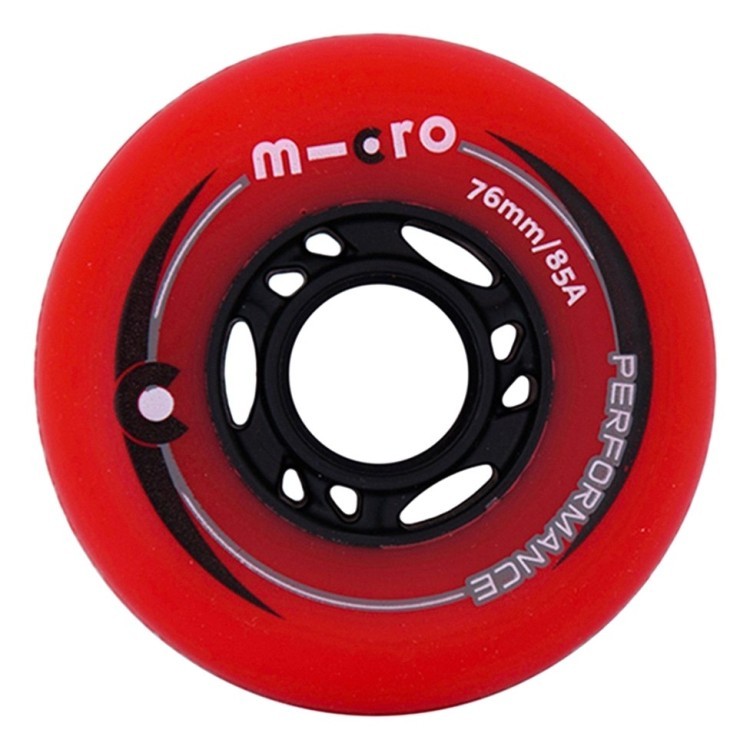 Колеса Micro Performance 80 mm red, MSA-SRWH-RD