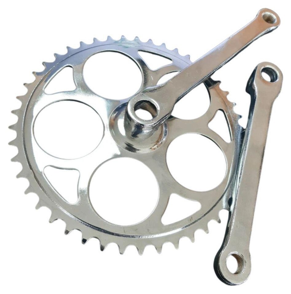 Шатун Сталь L170мм 46T под квадрат VLT. серебристый, CHW-467