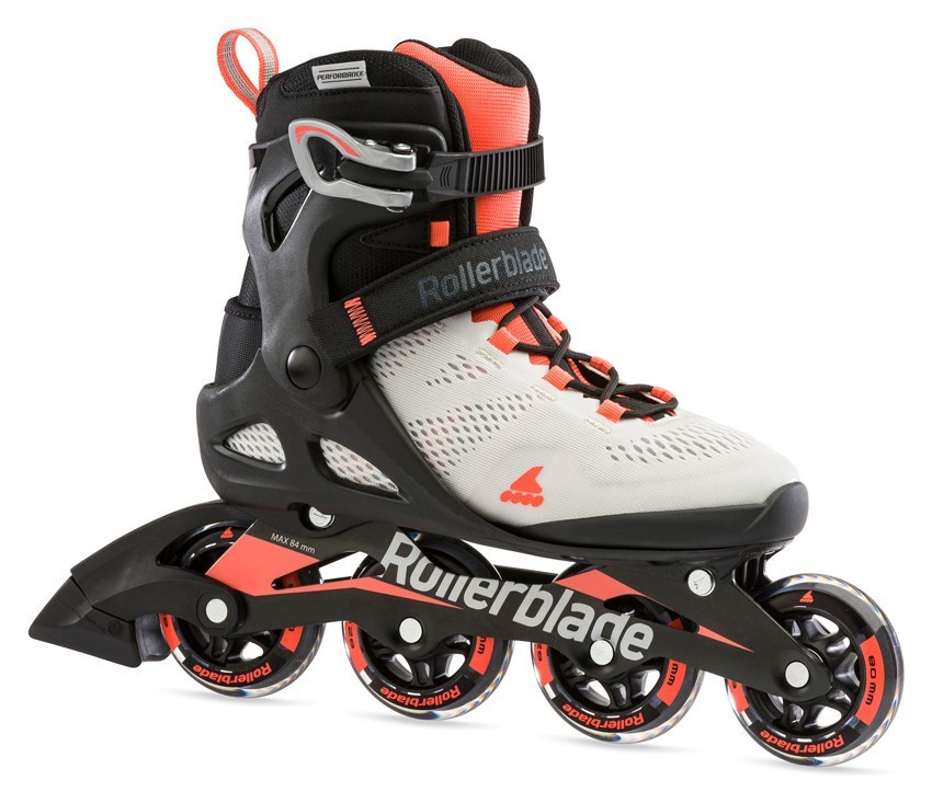 Роликові коньки для дорослих Rollerblade MACROBLADE 80 W 35 (5US) 220мм Glacier grey/coral (07100700), RCH_12990
