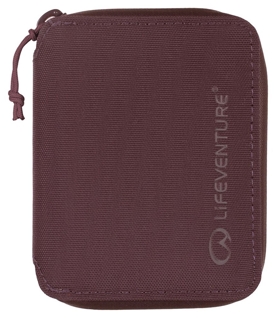 Lifeventure гаманець Recycled RFID Bi-Fold Wallet plum, 68726