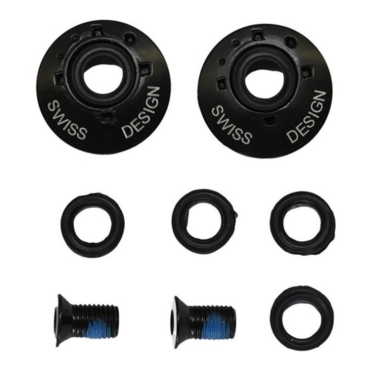 Набір ексцентриків кафа Micro SR Mushroom Screws black, MSA-SRMS-BK