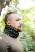 Флисовая повязка Tribe Neck Warmer T-KF-0024-olive, L-XL