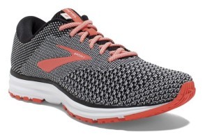 Кросівки жіночі Brooks REVEL 2 W 40.5 (9.0US) Black/light grey/coral (1202811B072)