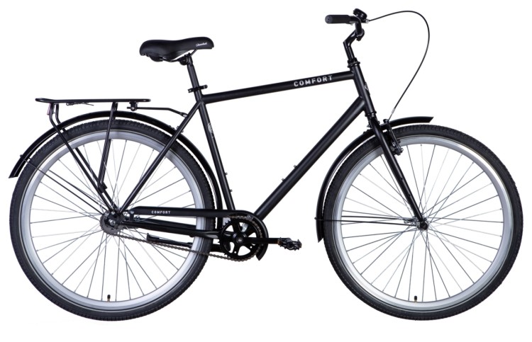 Велосипед 28" Dorozhnik COMFORT MALE 2024 (черный (м)), OPS-D-28-375