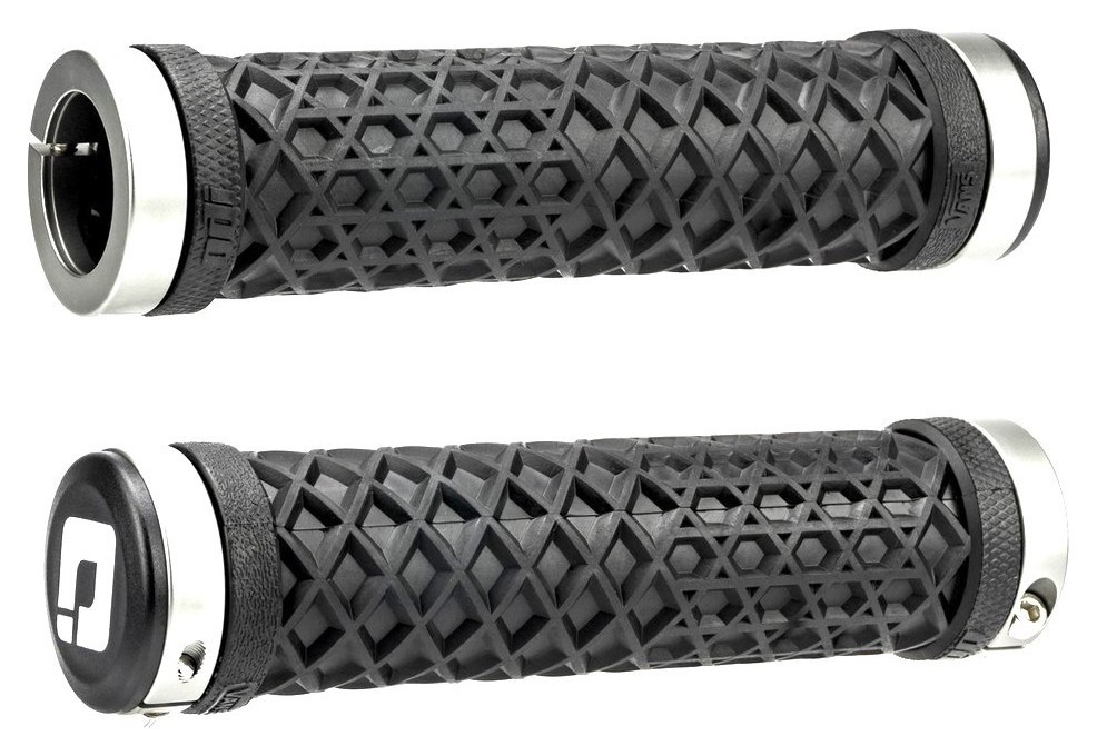 Грипси ODI Vans® Lock-On Grips Чорні з білими замками, OBOD_D30VNB-W