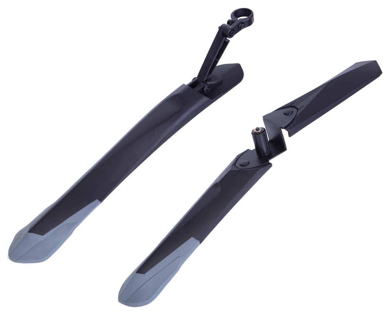 Крила 24-29" Пластик швидкознімн. BRAVVOS FL659 сірий без стійки у вилку та підсідельний штир, MUD-24-29-003