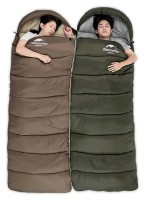 Спальник з капюшоном Naturehike U150 NH20MSD07, (11°C), правий, коричневий