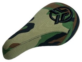 Сидіння Federal Mid Stealth Logo - камуфляжне з вишитим чорним логотипом