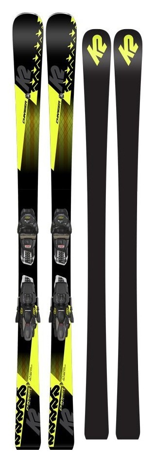 Ліжі гірські комплект K2 CHARGER+M3 11 TCX LIGHT QUIKCLIK 161см Black/Yellow/Grey (10C0003.242.1+10C1004.142.1), RCH_17700