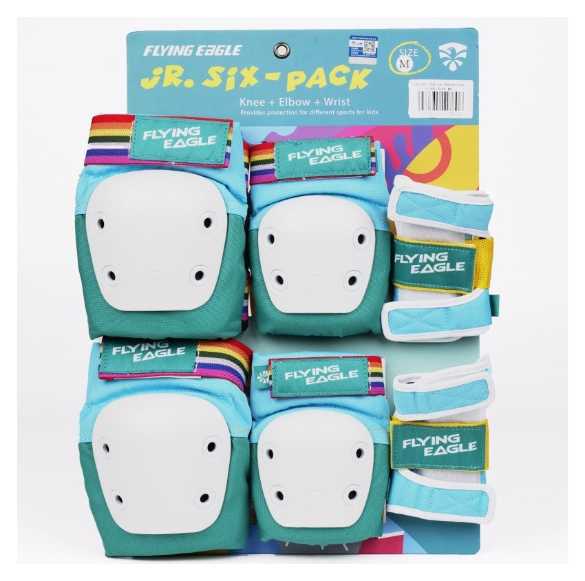 Комплект защиты Flying Eagle Pro JR Valiant синий M (6-10 лет), ROL_12060_2