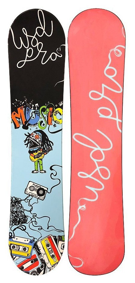 Сноуборд USD Pro MUSIC 130 Black/Blue/Coral (USB19J1P), RCH_20830