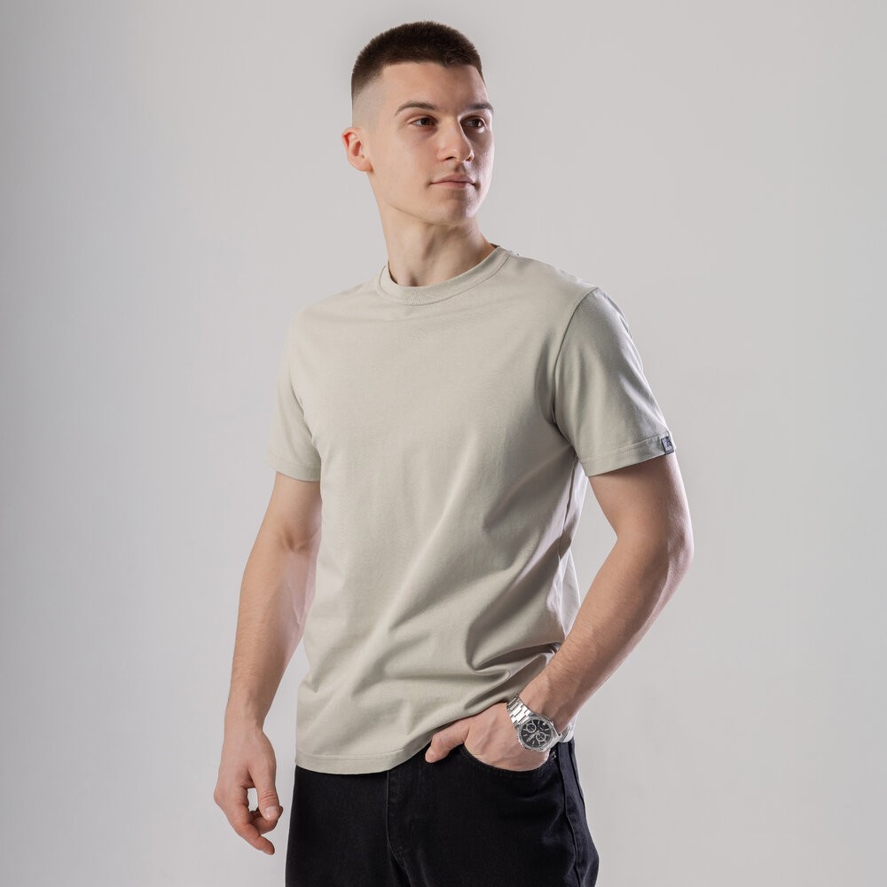 Футболка чоловіча однотонна світло-оливкова Pobedov Peremoga, POB_00000008954