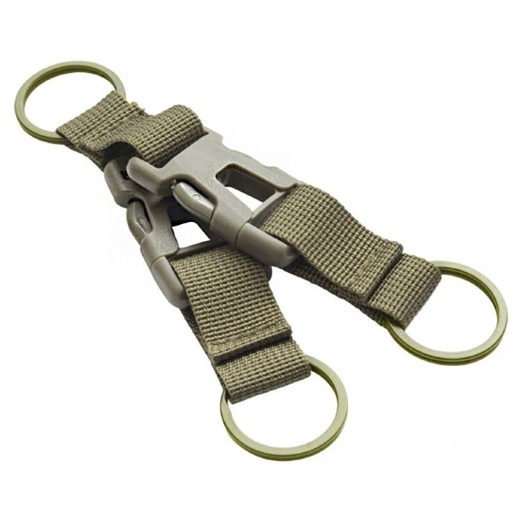 Munkees 3688 брелок-фастекс Detachable Key Fob khaki, 3688-KH