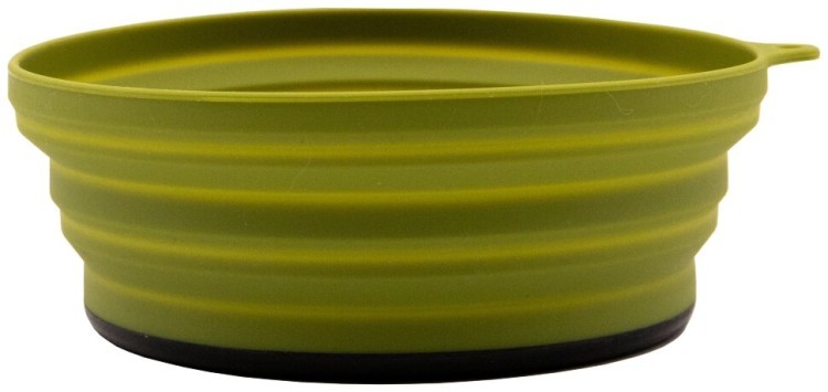 Тарелка TRAMP силиконовая с пластиковым дном 550 мл UTRC-123, UTRC-123-olive