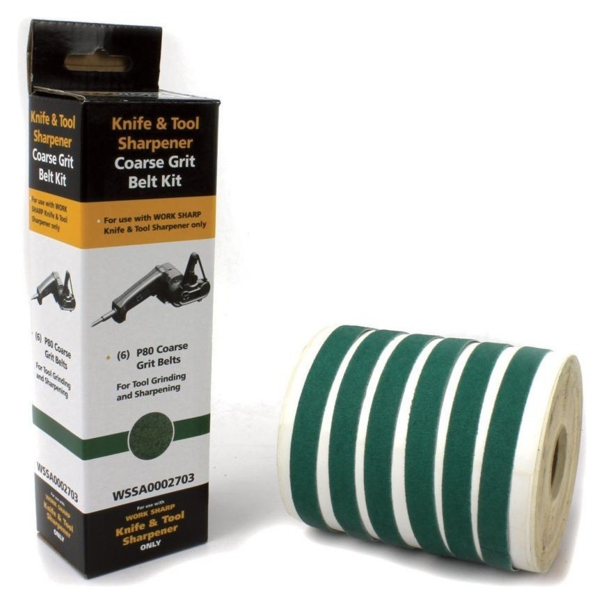 Work Sharp Набір змінних ременів WSKTS 6 шт Грубий - зернистість P80, FNR_WSSA0002703