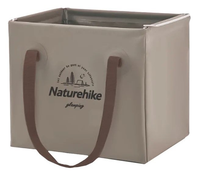 Складной контейнер для воды из ПВХ Naturehike CNH22SN002, 20л, светло-коричневый, FNR_6927595795132