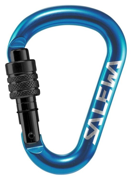 Карабин Salewa HMS Screw G2 Small Black Blue, 013.003.1315