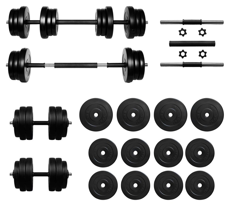 Гантелі з функцією штанги 2в1 на 42 кг RN-Sport, RNS_BD-TR42