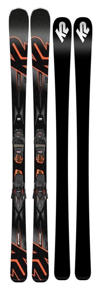 Ліжі гірські комплект K2 IKONIC 84+M3 12 TCX LIGHT QUIKCLIK 170см Black/grey/orange (10C0006.242.1+10C1003.142.1), RCH_17694