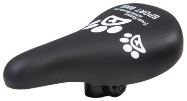 Седло с замком 215*145 мм детский CRO 1400 черный