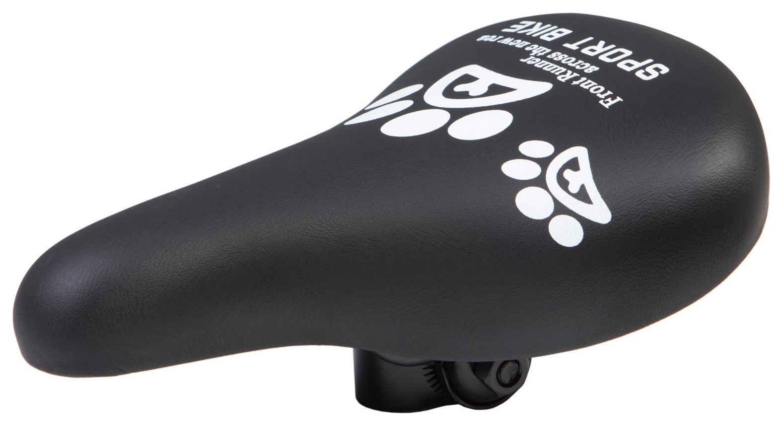 Седло с замком 215*145 мм детский CRO 1400 черный, SAD-510